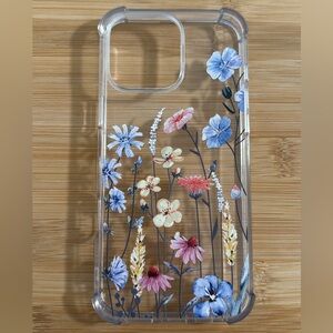 iPhone 16 Pro Max Floral Clear Phone Case